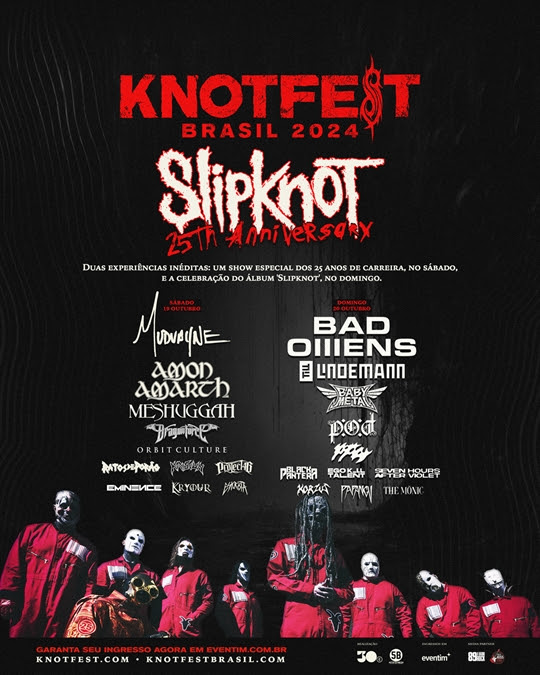 KNOTFEST Brasil: - Slipknot