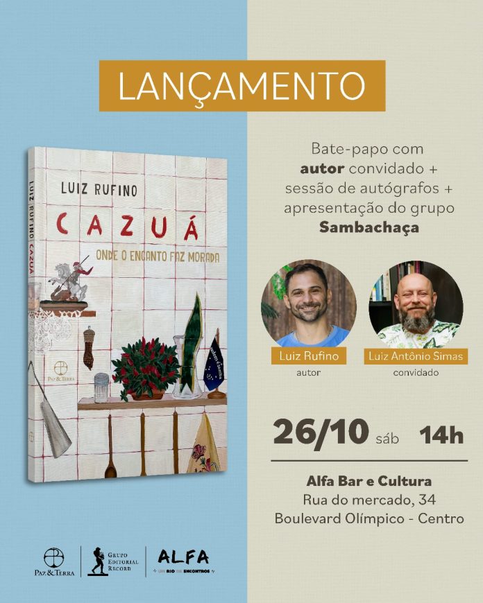 Luiz Rufino estreia no selo Paz & Terra, da Record, com livro que nos convida a reimaginar o Brasil