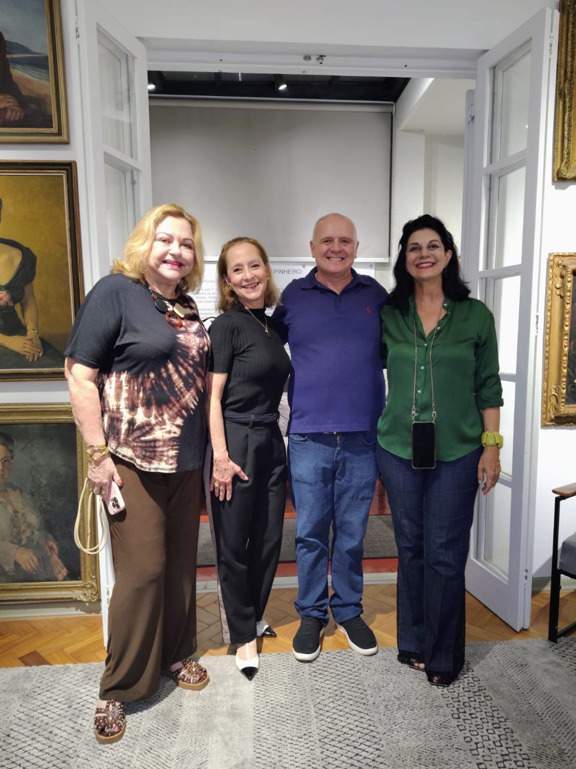 Bernadete Simonelli ,Ana Botafogo ,Chico Vartulli e Dorys Daher