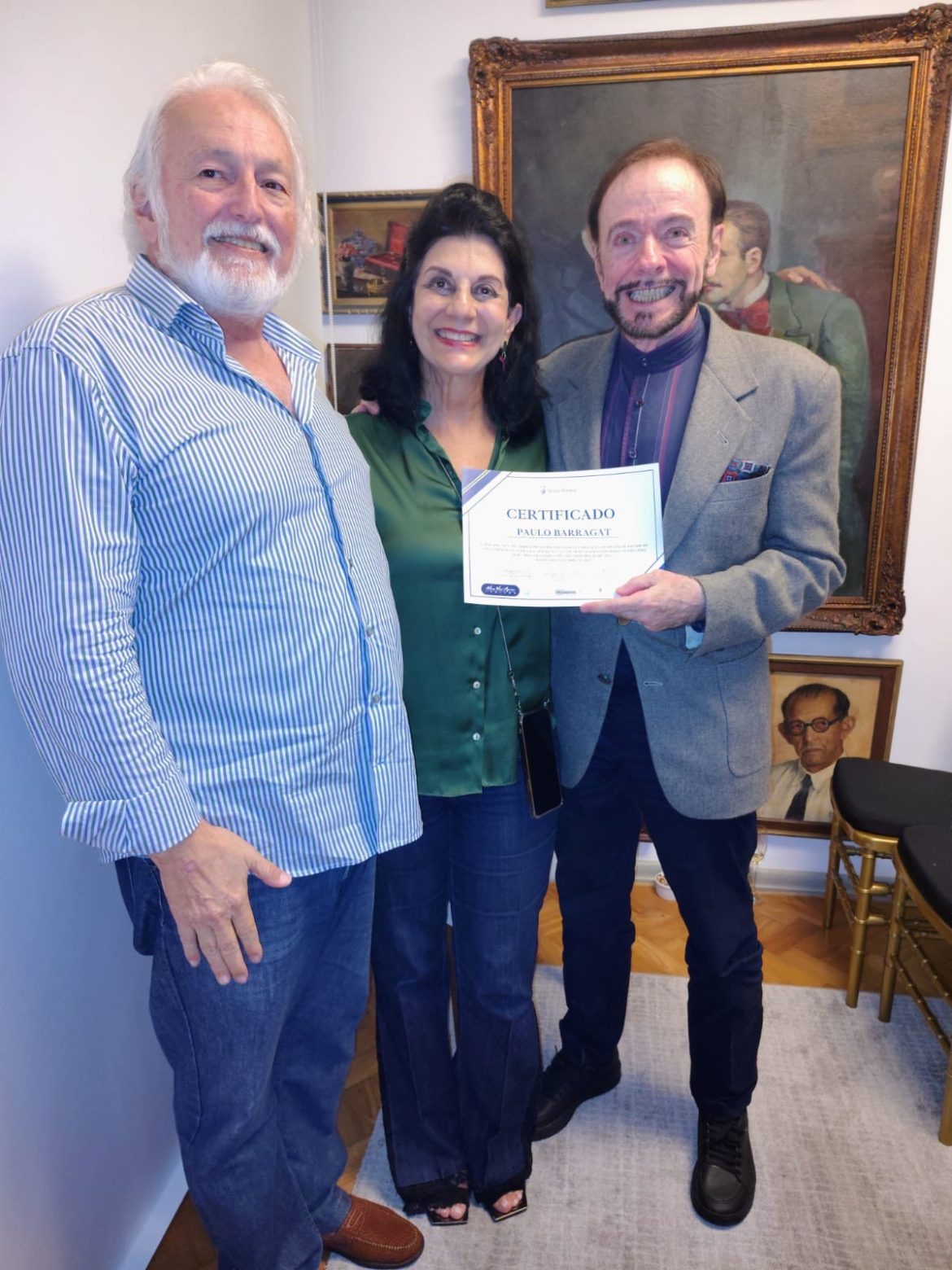 Luiz Otávio Pinheiro ,Dorys Daher e Paulo Barragat
