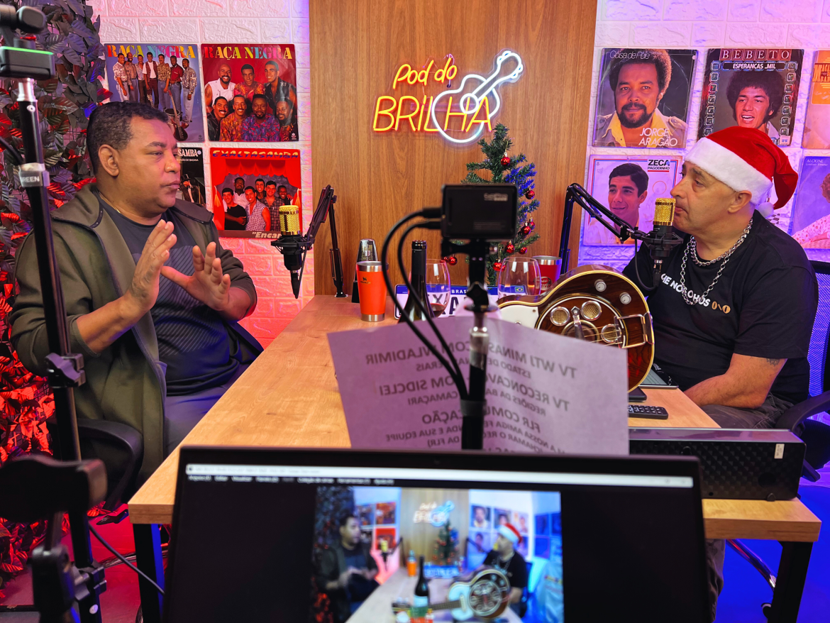 “Pod do Brilha” recebe Luiz Carlos, da banda Raça Negr