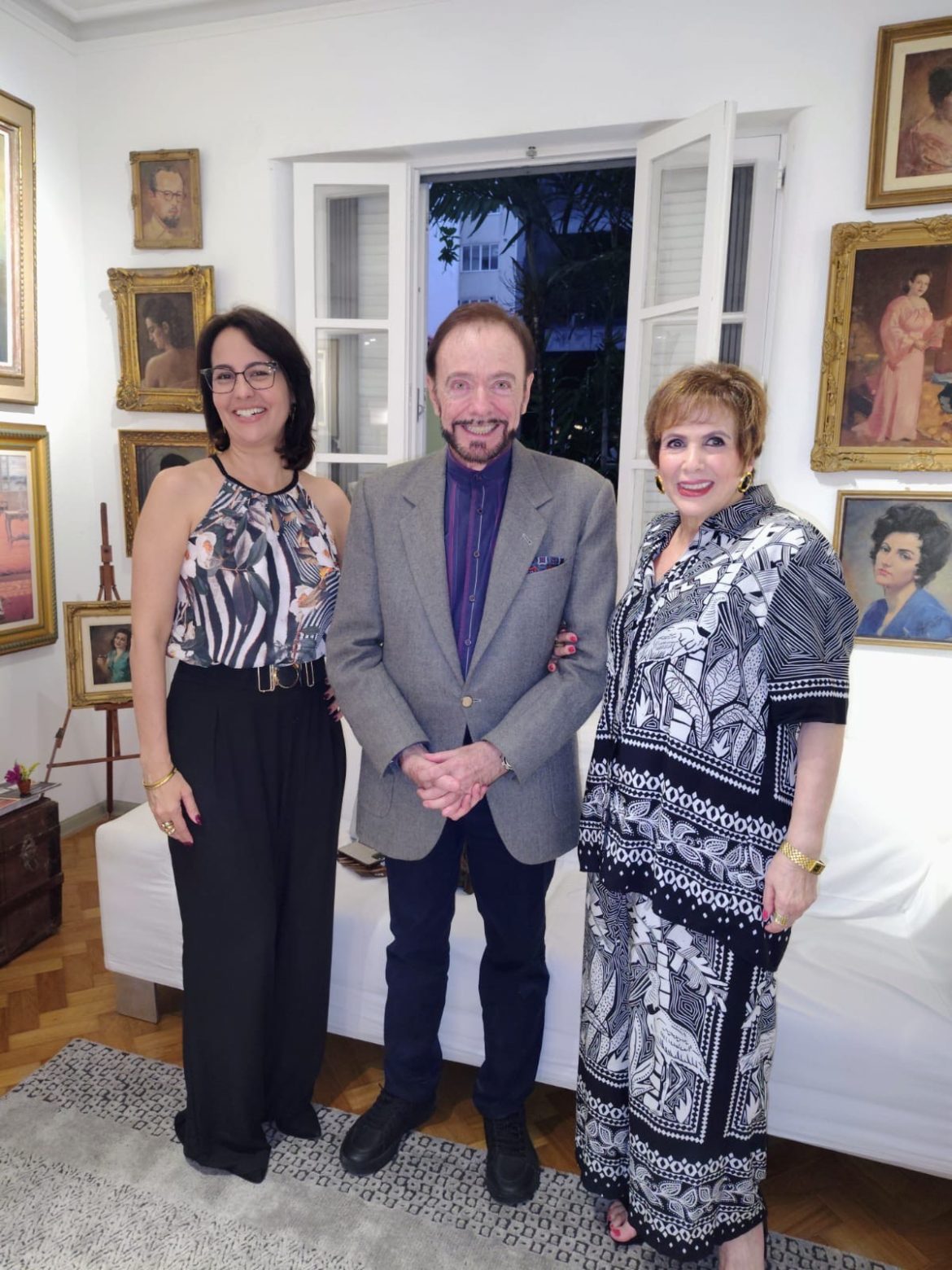 Flávia Machado ,Paulo Barragat e Sandra Campos