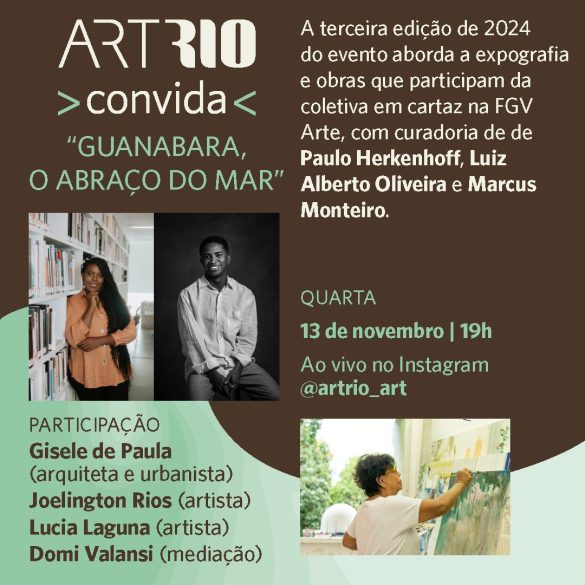ArtRio Convida Guanabara o Abraço do Mar
