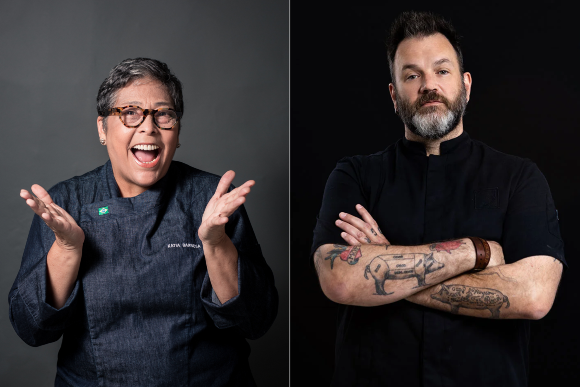 Os chefs Kátia Barbosa e Jimmy Ogro participam do evento com seus restaurantes, além de apresentarem uma série de TV sobre o Rota Rio