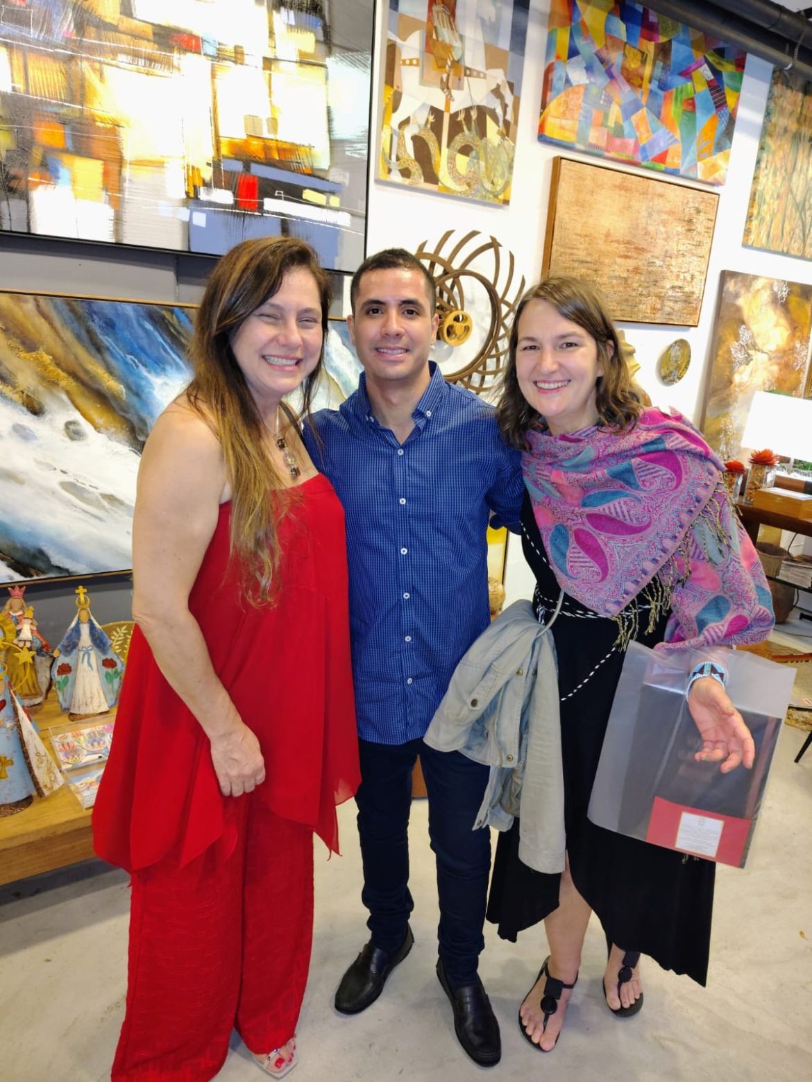 Ana Cristina Carvalho ,Matheus Oliveira e Martina Farmbauer
