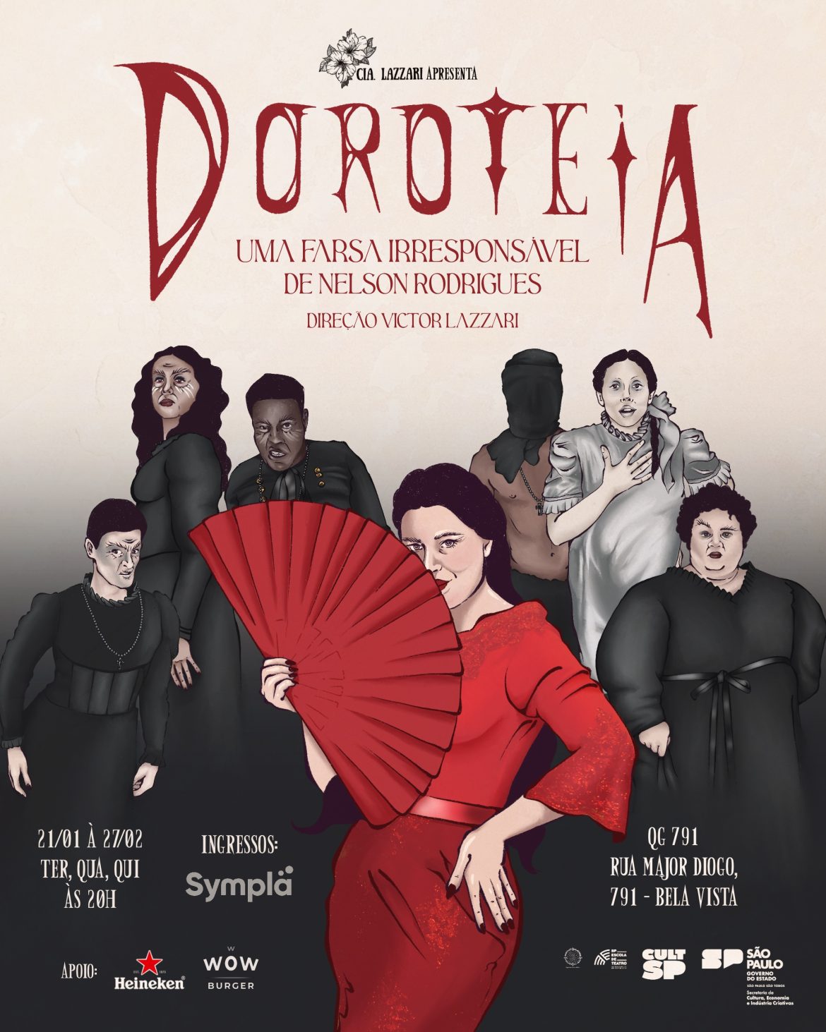 Cia. Lazzari estreia Doroteia no QG 791