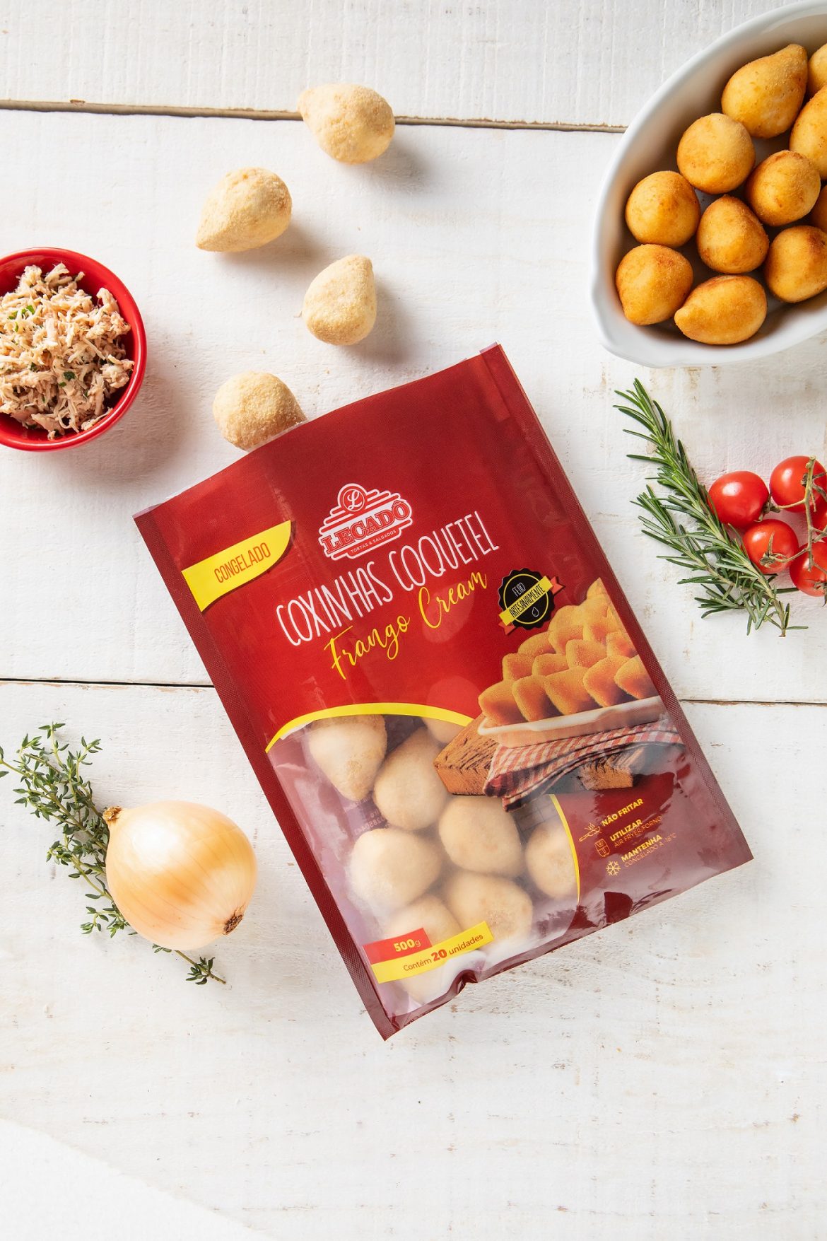 Coxinhas Congeladas Lecadô