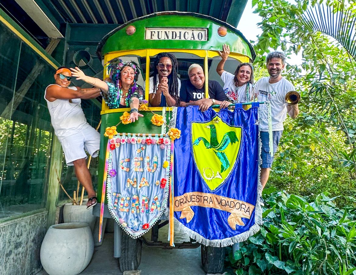 MC Gut (Estudeofunk), Bianca Leão (Ceu na Terra), Eduardo Santana (Fundicao Jazz) , Luana Sorriso (SIBC), Mari Borgerth (ceu na terra) e Tiago Rodrigues (Orquestra Voadora)