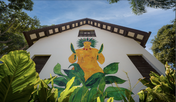 Registro da fachada da Casa presente no ebook, que será lançado no encerramento (Foto: Thales Leite)