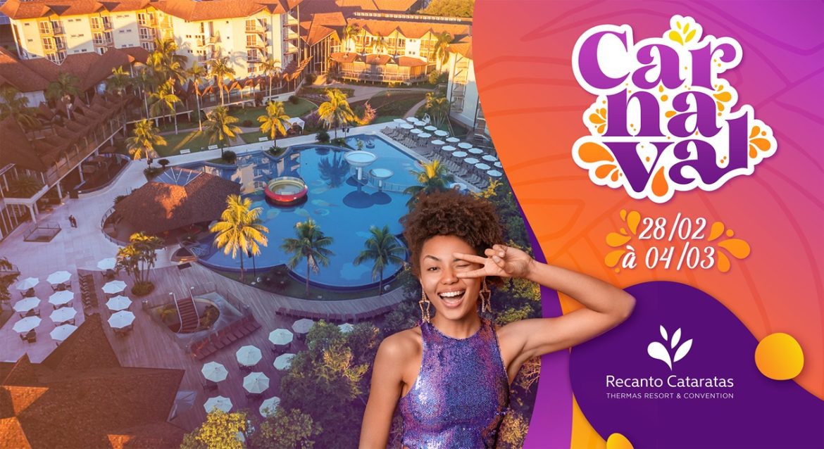 Carnaval do Recanto Cataratas: folia e descanso no feriadão