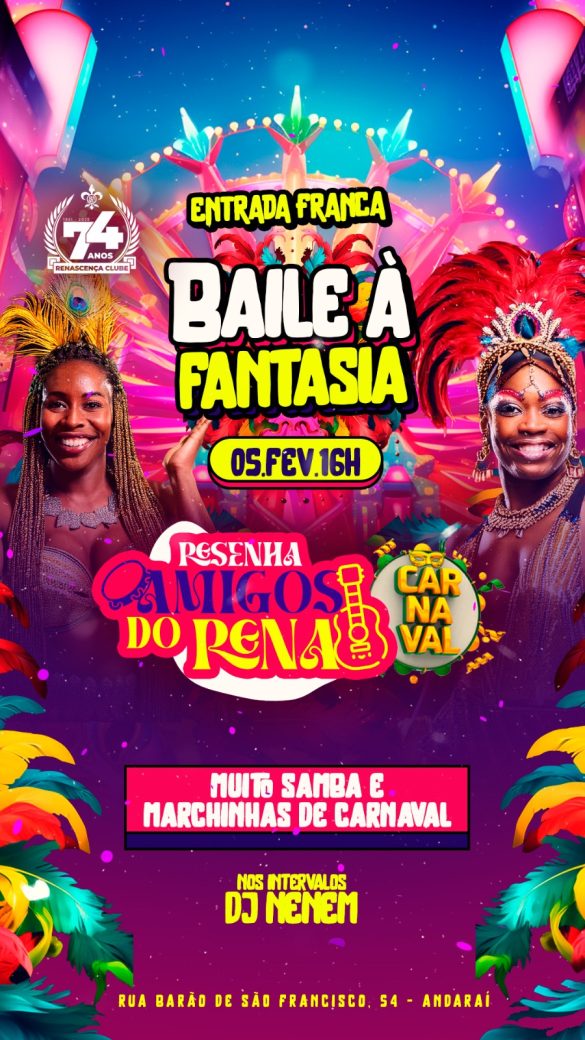 Resenha dos Amigos do Rena dá o seu grito de Carnaval! Resenha dos Amigos do Rena dá o seu grito de Carnaval!