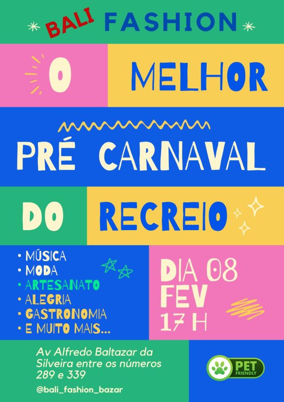 Pré-Carnaval no Recreio: Sabores, Ritmos e Diversão para Toda a Família