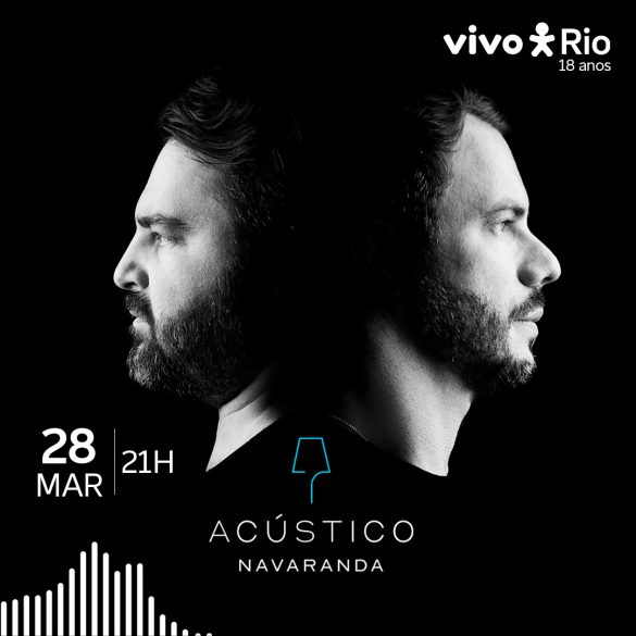 duo Acústico Navaranda, formado por Eder Bruscagin (voz e violão) e Cello Sesso (voz)