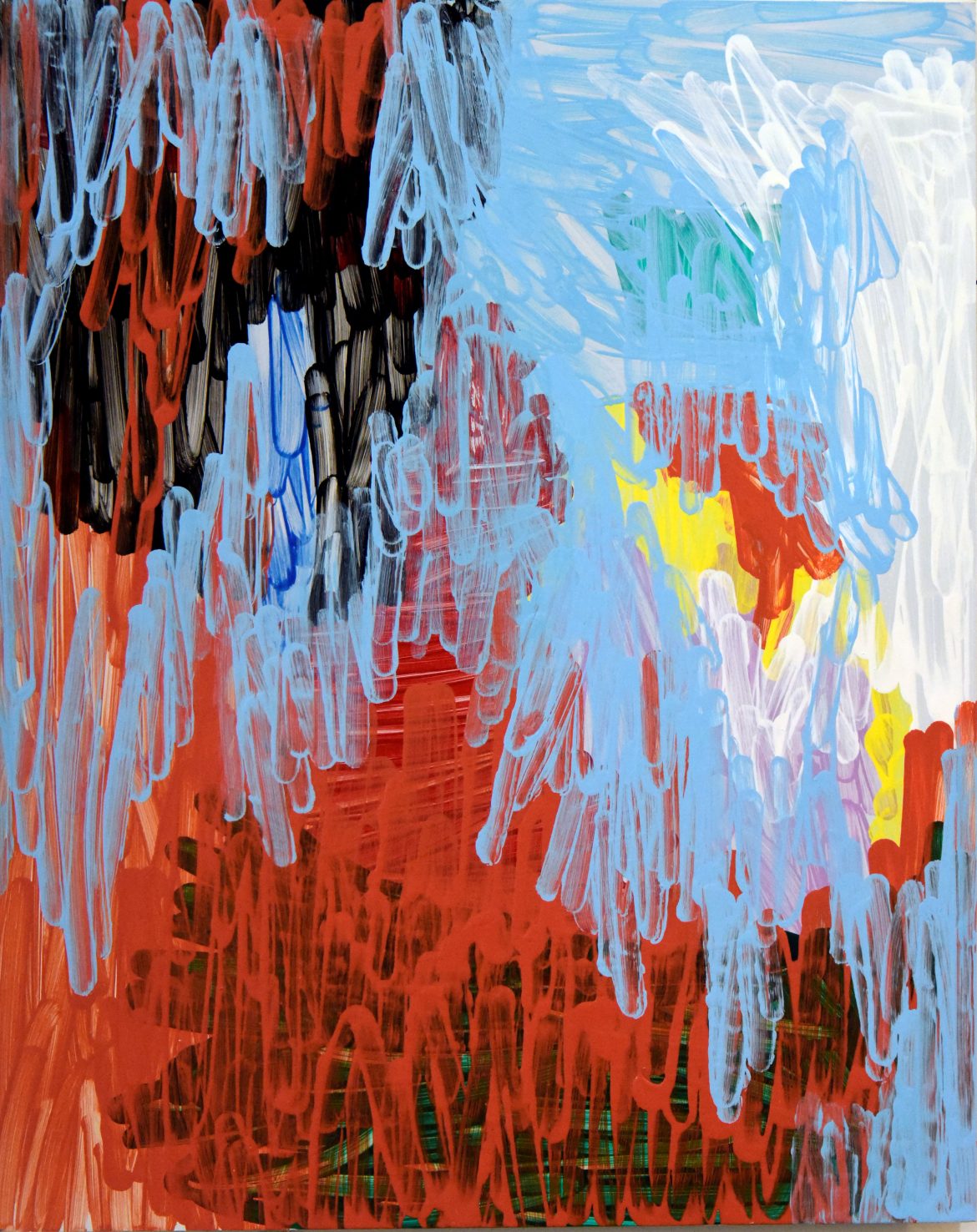 Foto 5 da série Solve – 2025 – tinta permanente sobre alumínio