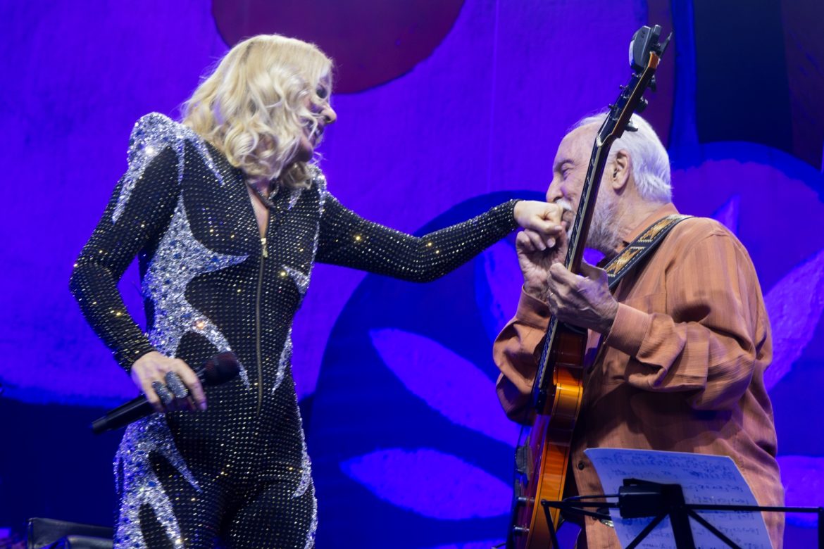 Paula Toller com Roberto Menescal