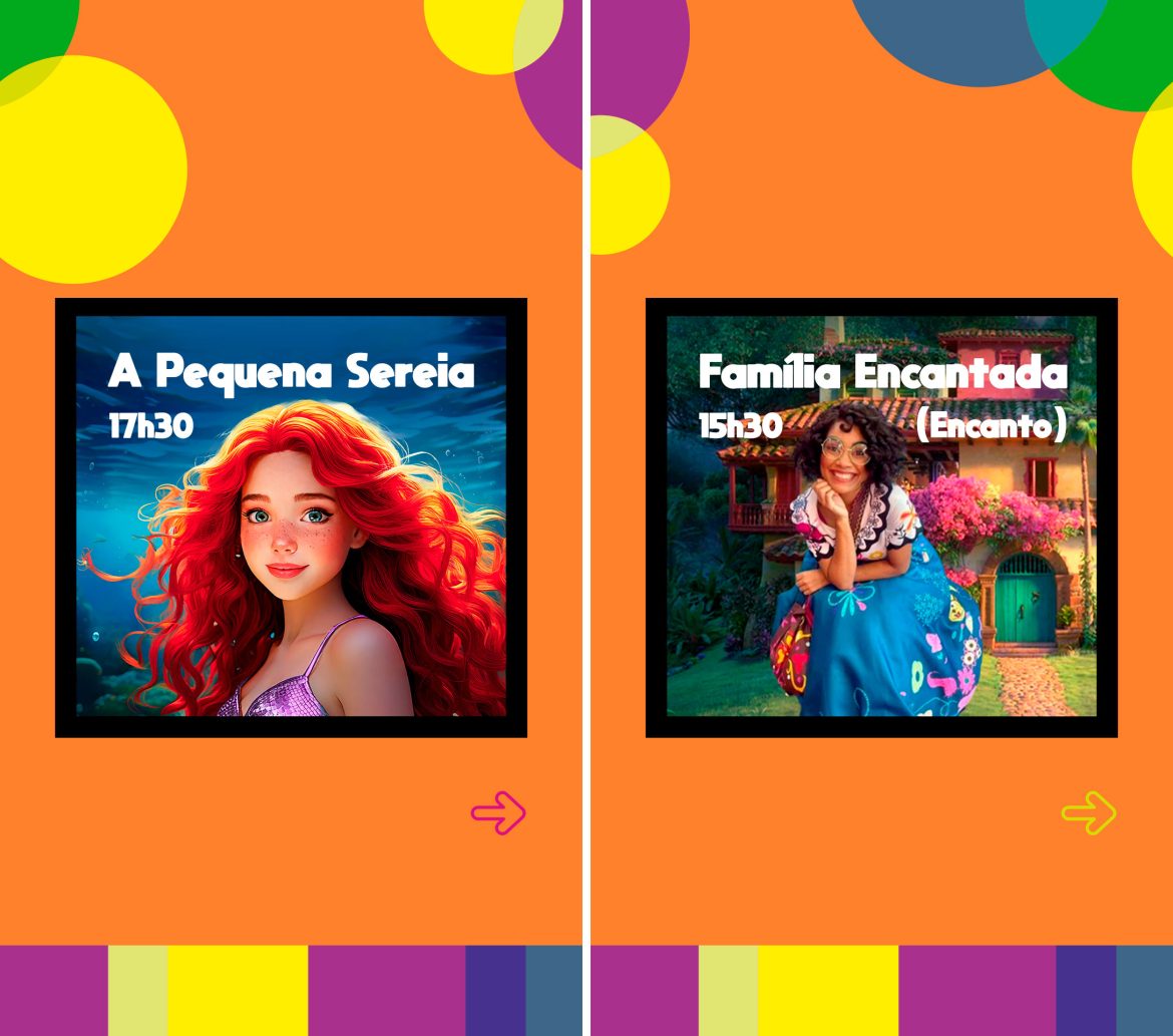 Shopping Metropolitano Barra apresenta as peças infantis ‘Família Encantada’ e ‘A Pequena Sereia’ Shopping Metropolitano Barra apresenta as peças infantis 'Família Encantada' e 'A Pequena Sereia'