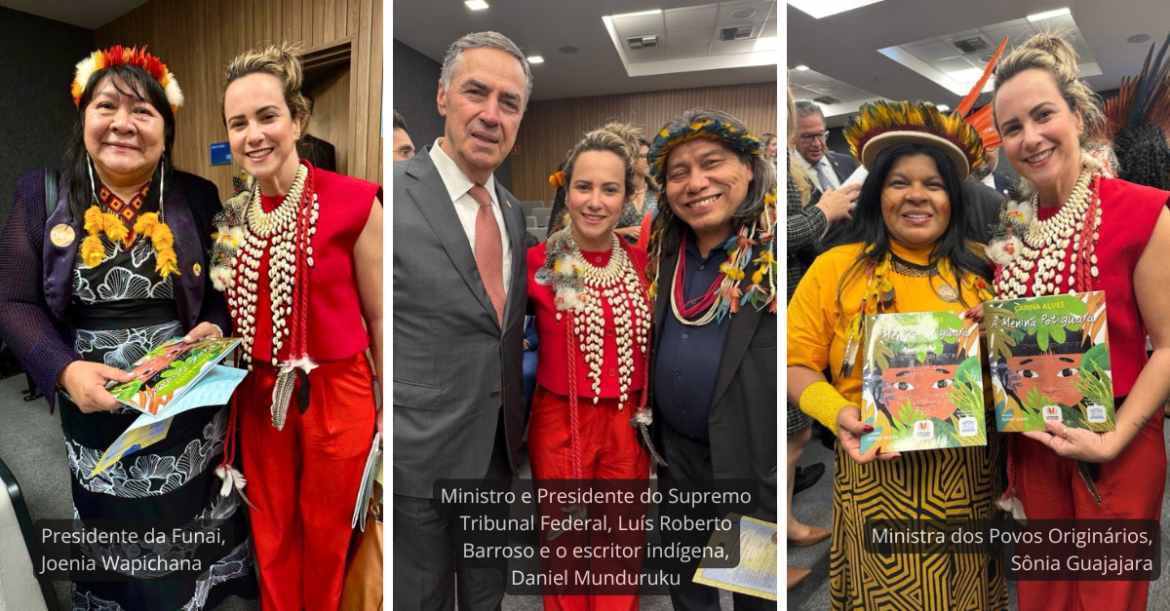 Carina Alves participa em Brasília de cerimônia histórica para comunidades indígenas no CNJ