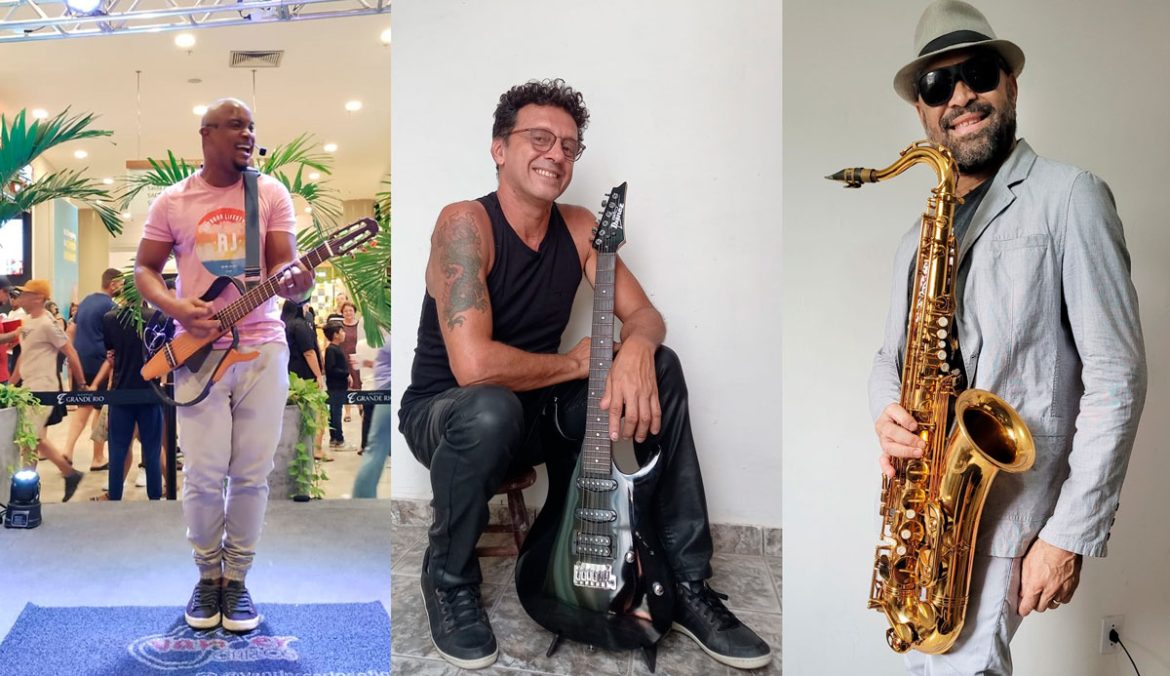 Vander Carlos, Marcelo Calhamback e Naldo Bapt