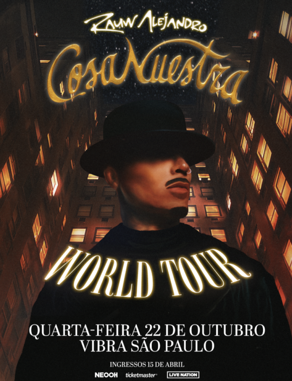 Rauw Alejandro anuncia tour mundial 'Cosa Nuestra' na América Latina