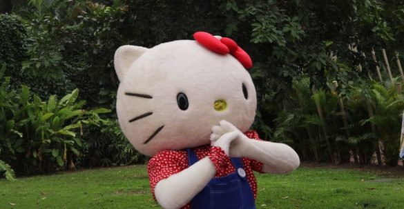 Páscoa: Hello Kitty chega ao BioParque do Rio para sessões de fotos com os visitantes