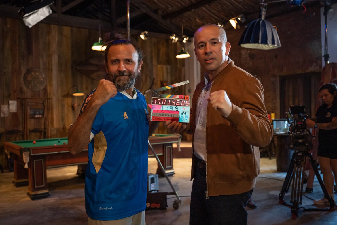 Halder Gomes e Edmilson Filho nos bastidores da CIC – Central de Inteligência Cearense (Crédito: Arlan Elton)) Halder Gomes e Edmilson Filho nos bastidores da CIC - Central de Inteligência Cearense (Crédito: Arlan Elton)