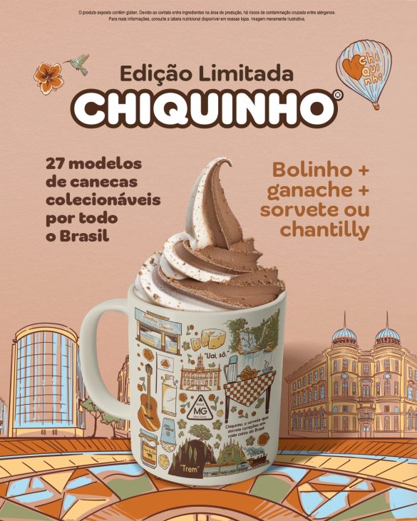 Edição Limitada da Chiquinho apresenta 27 canecas personalizadas para cada estado brasileiro