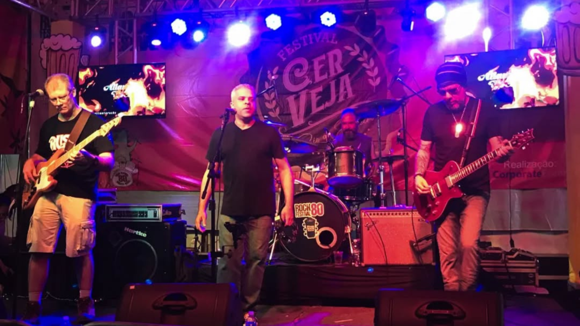 Banda Atlanta Rocks no evento Cerveja Rio de Janeiro