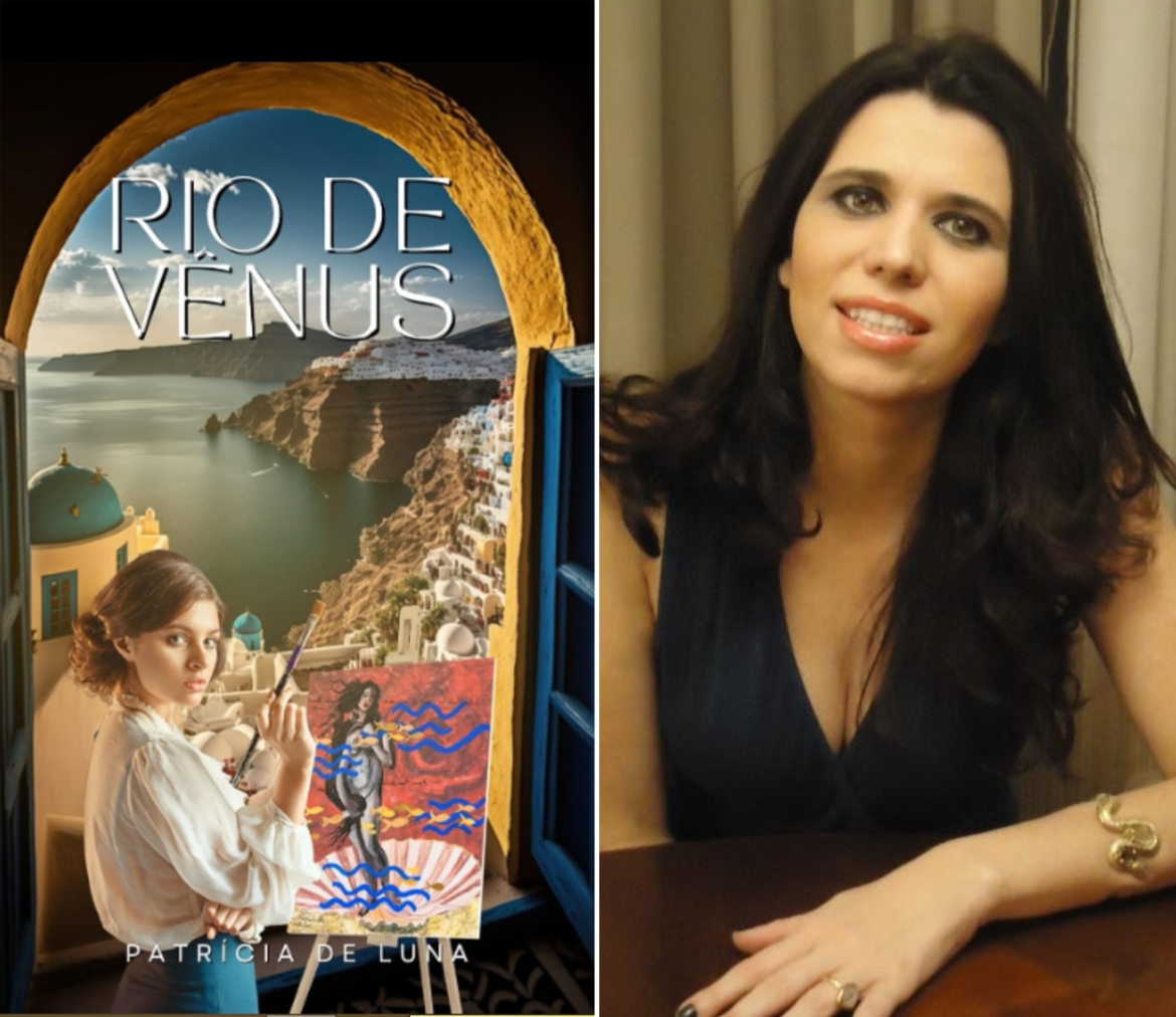 Patrícia de Luna lança romance "Rio de Vênus" no Rio de Janeiro
