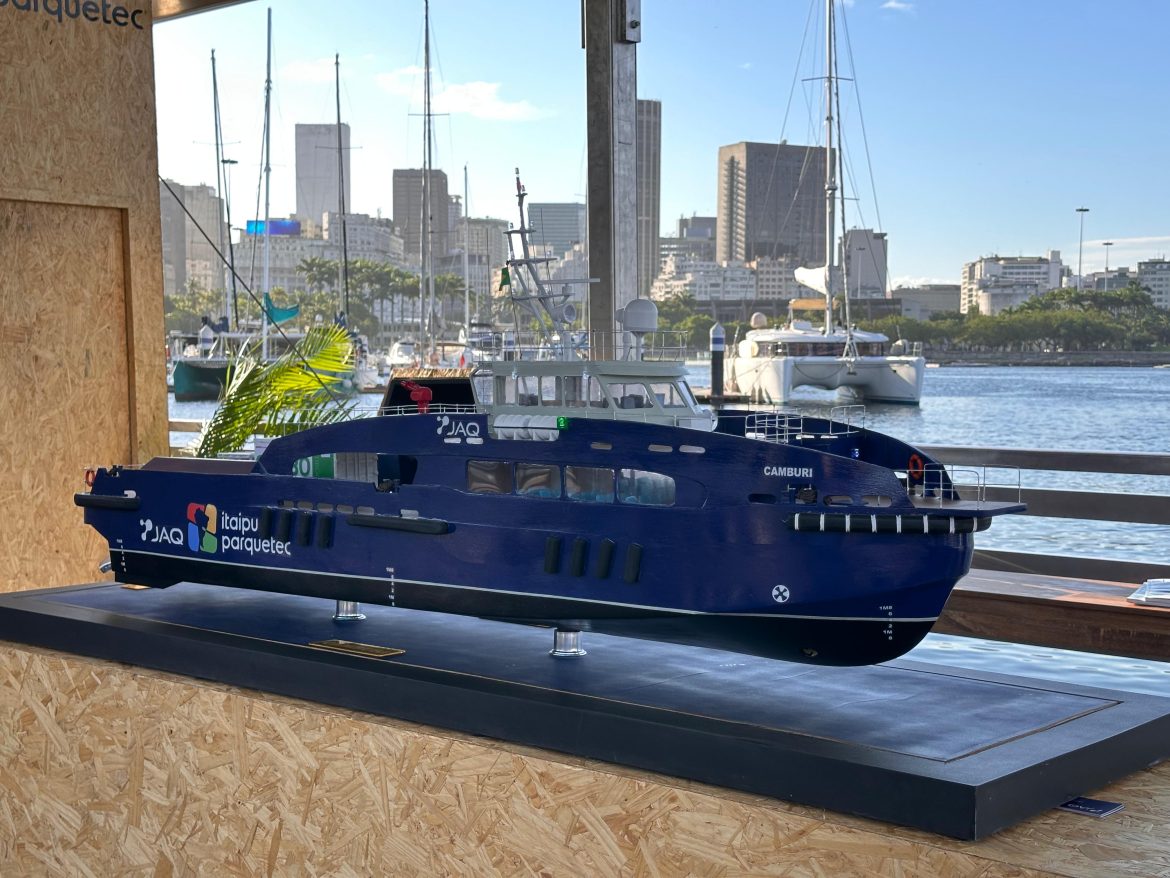 Protótipo do primeiro barco movido a hidrogênio verde, único com produção on board no mundo, é exibido no Brasil Protótipo do primeiro barco movido a hidrogênio verde, único com produção on board no mundo, é exibido no Brasil