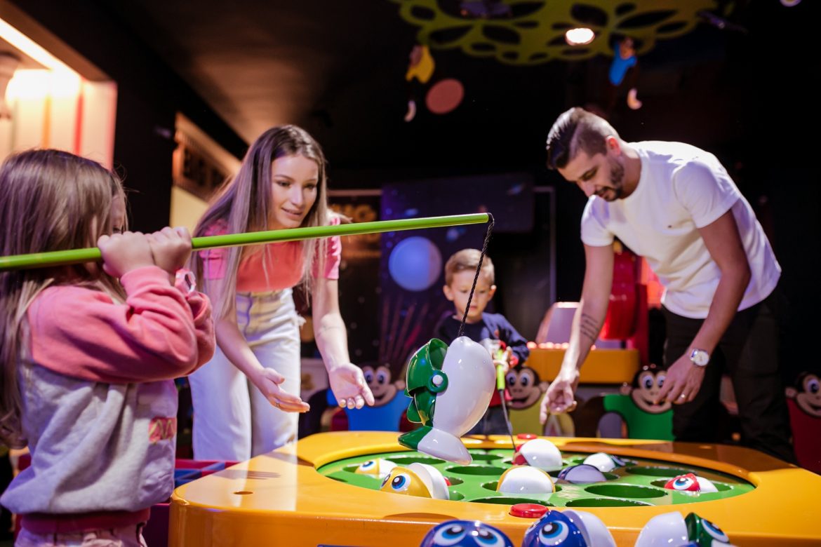 Versão gigante do Pega Peixe clássico dos anos 80