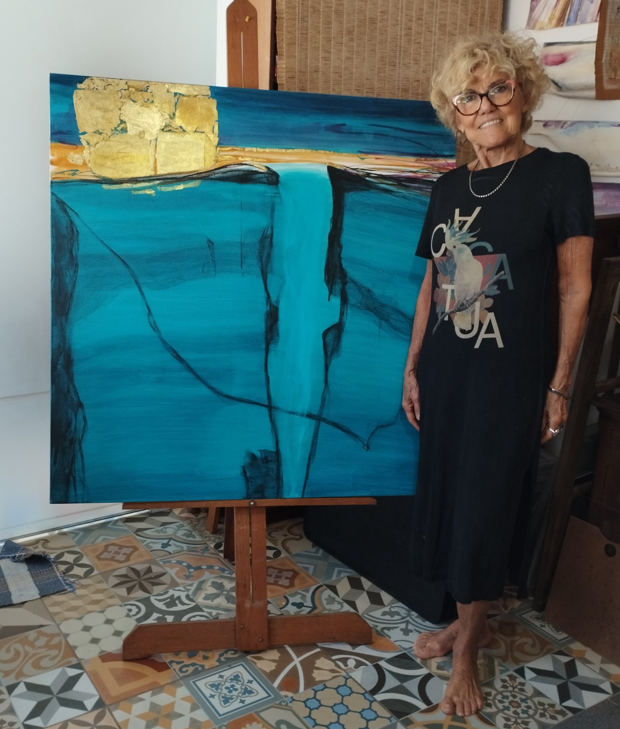 Montanhas Cósmicas – Desejo de uma Ecologia Profunda II 7 A artista plástica Maria Perdigão