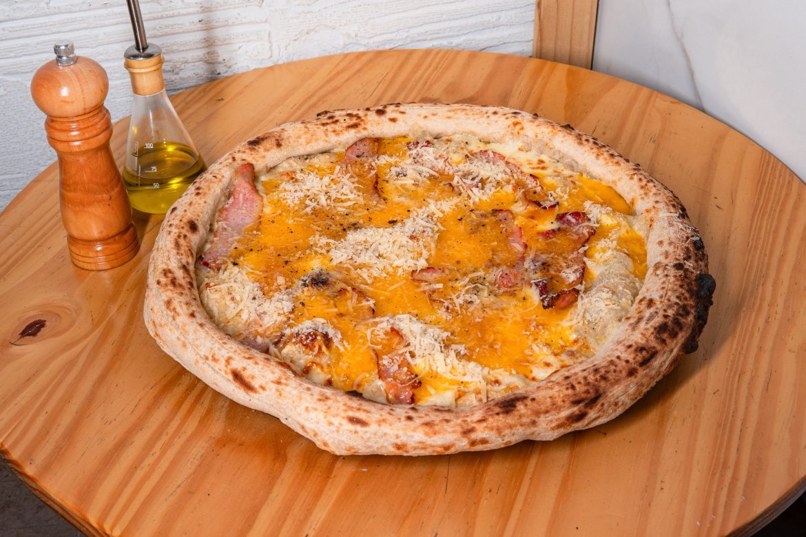 Broto - Pizza Carbonara - foto: Divulgação Broto