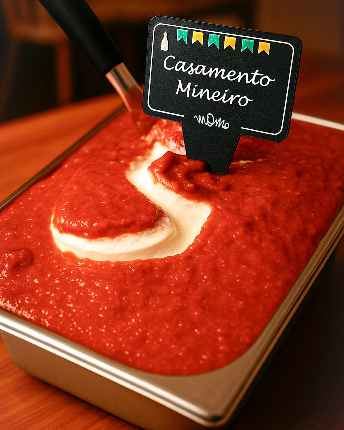 Gelato 'Casamento Mineiro' Divulgação Momo Gelato