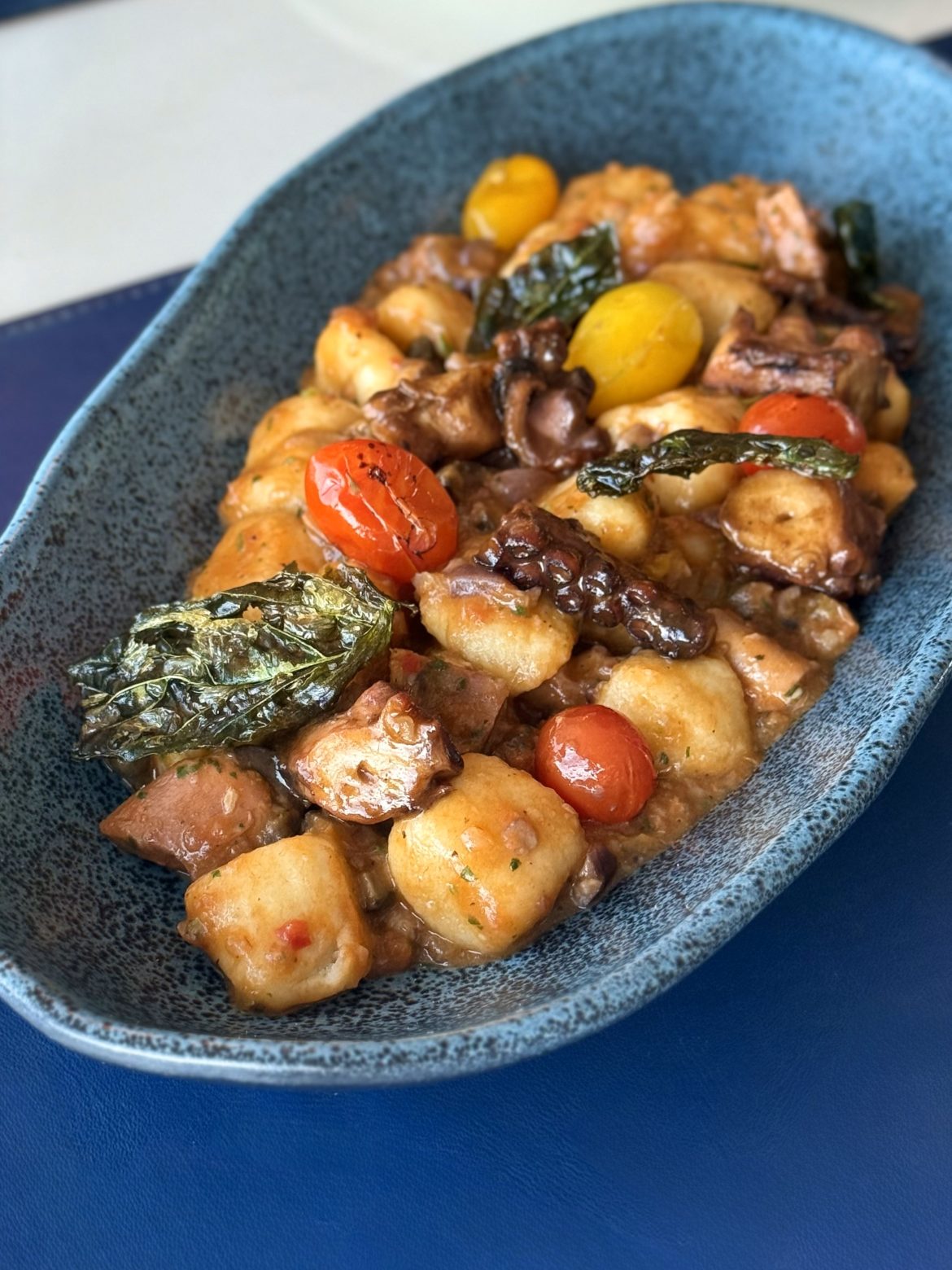 Gnocchi di polpo ala putanesca masserini