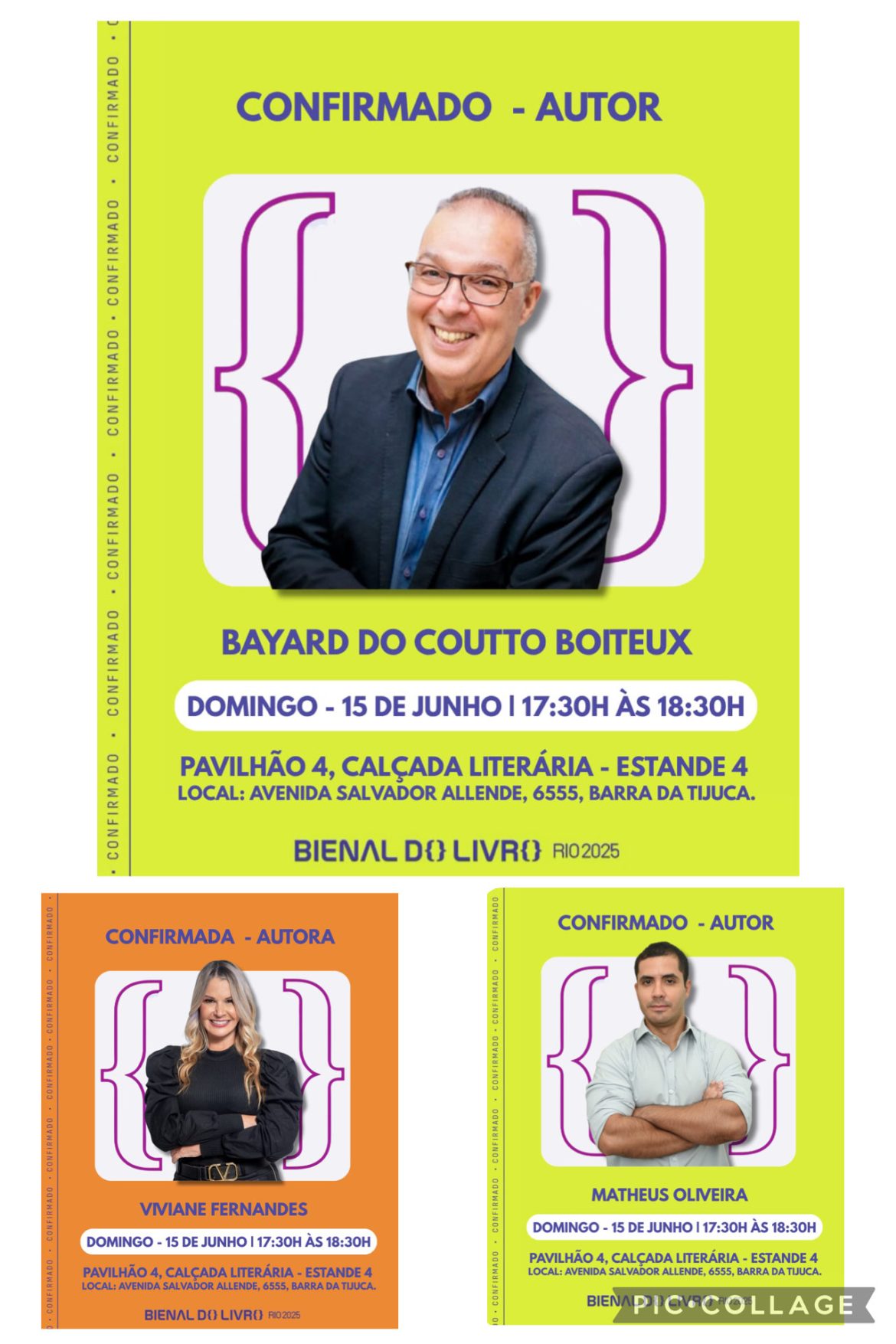 Embaixadores do Turismo do Rio de Janeiro na Bienal do Livro