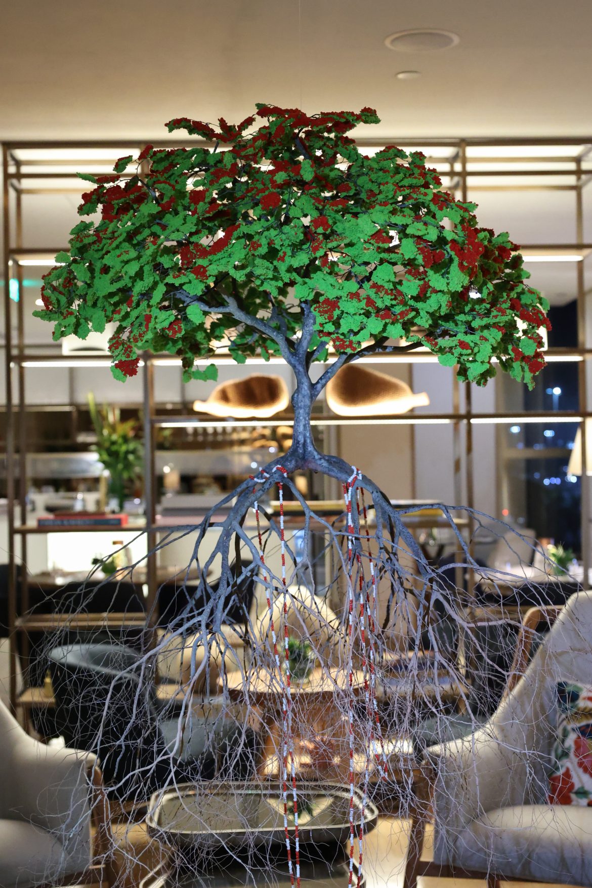 Obra do artista Jorge Mayet no Fairmont - Foto: Reginaldo Teixeira