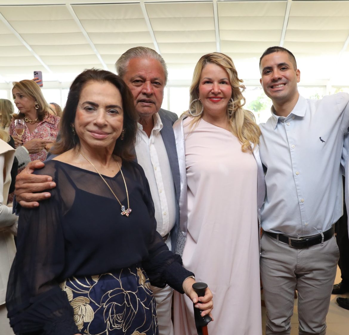 Yvonne Bezerra de Mello,Aloysio,Vivi Fernandes e Matheus Oliveira