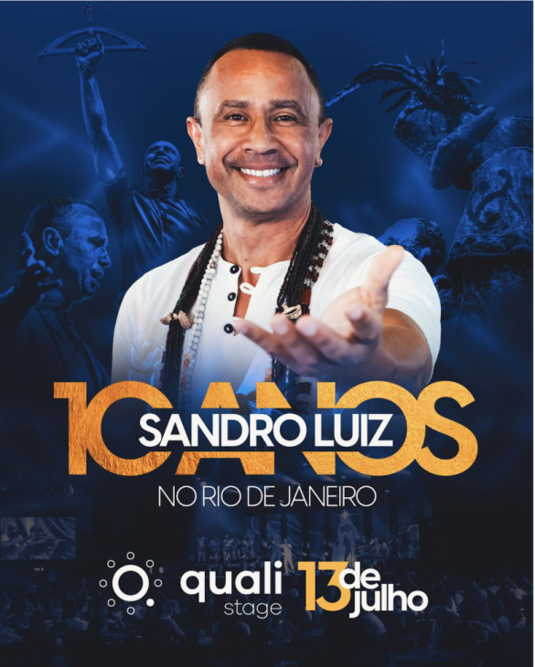 Sandro Luiz comemora uma década de carreira com gravação de espetáculo ao vivo no Qualistage