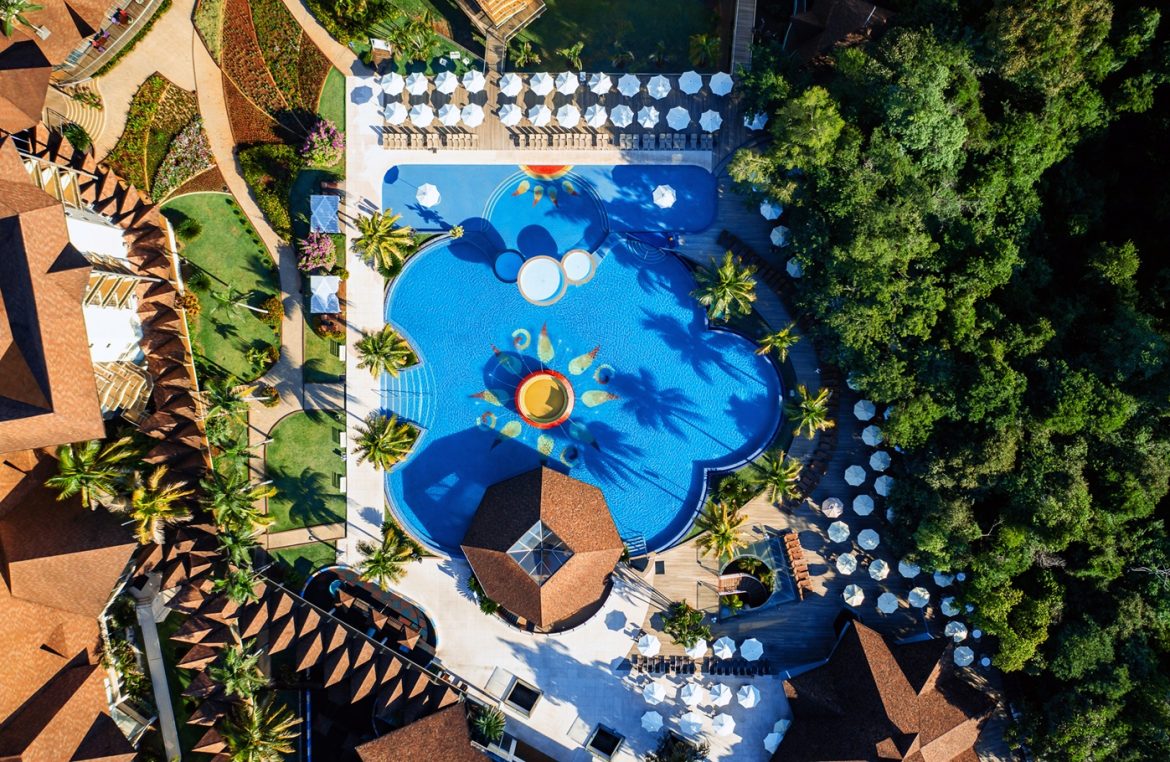 Recanto Cataratas vista panorâmica lazer.