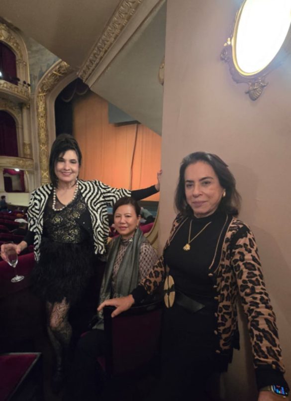 Hanna Cantora ,Jeannie Tancredi e Yvonne Bezerra de Mello