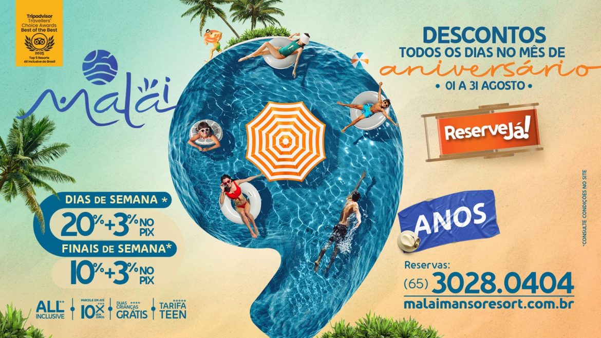 Promoção de aniversário Malai Manso