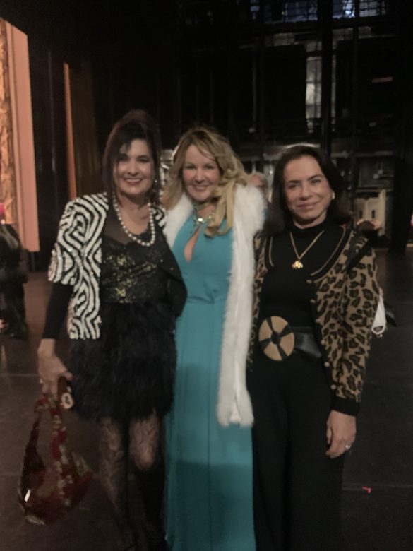 Viviane com Hanna e Yvonne Bezerra de Mello