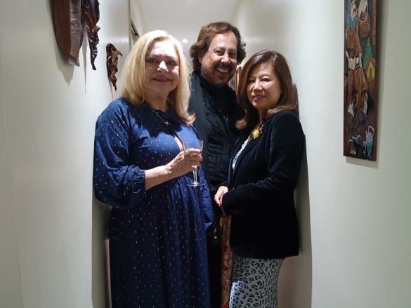 Bernadette Simonelli ,Maurício Diniz e Jeannie Tancredi