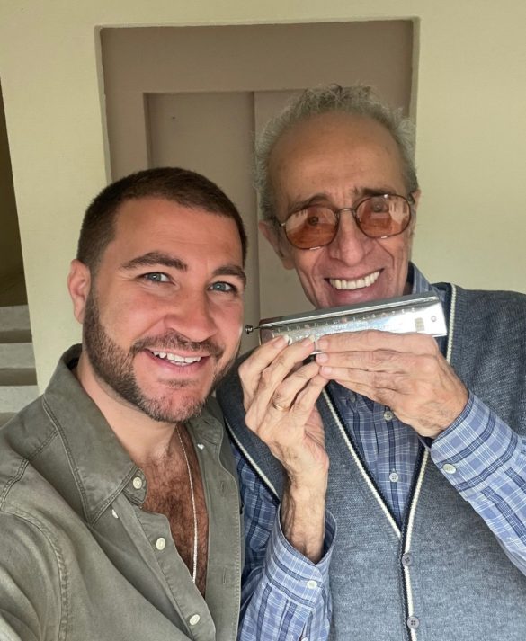Leo Russo e Rildo Hora no estúdio Leo Russo e Rildo Hora no estúdio