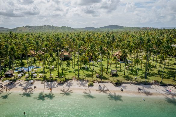 Vista aérea Pontal dos Carneiros Bungalows