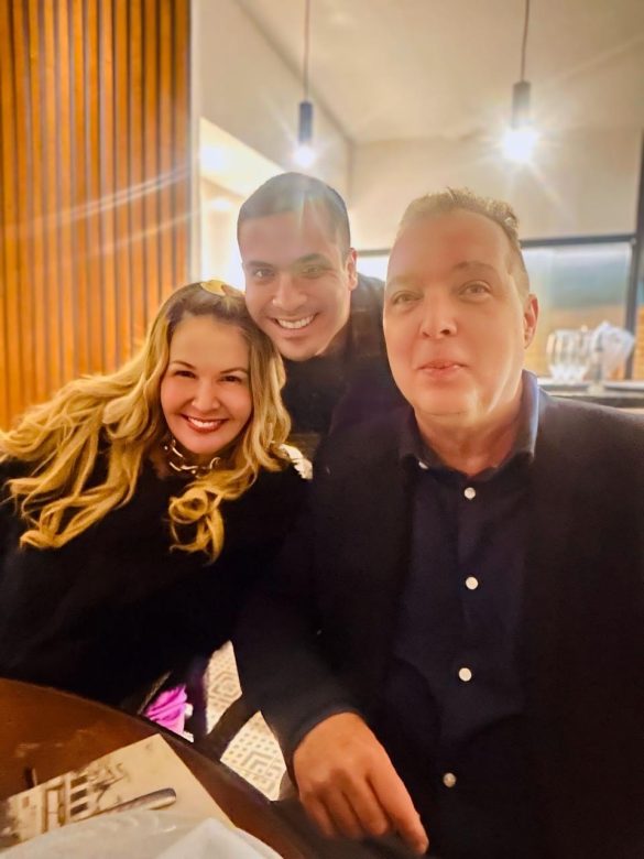 Os homenageados Viviane Fernandes ,Matheus Oliveira e Bayard Boiteux