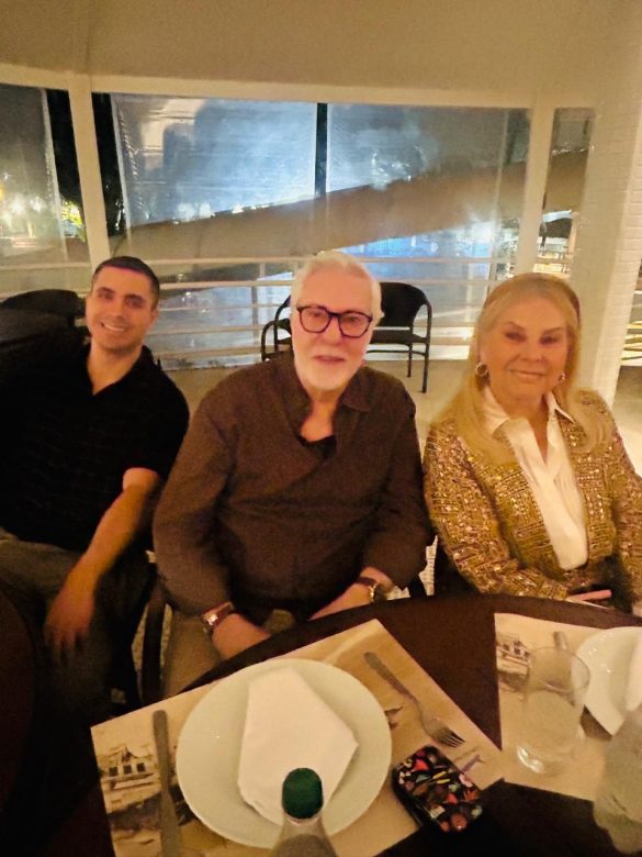 Matheus Oliveira ,Bernardo Valansi e Regina Bogossian