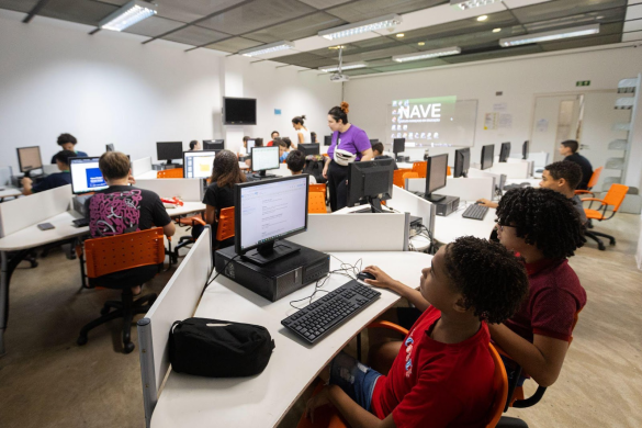 Primeira edição do Nave em Órbita impactou mais 2.200 estudantes de todo o Brasil - foto: Thais Magalhães