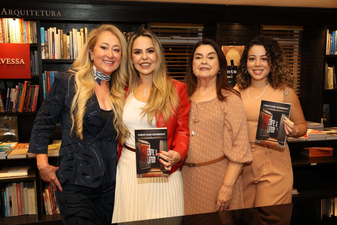 Christiane Monnerat lança Crime e Latido em noite prestigiada no Rio