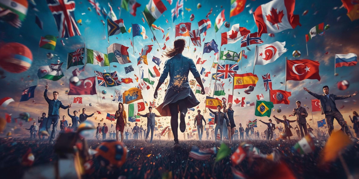 CapatextoBR Foto montagem feita por IA do Canva para representar as muitas séries que existem além das norte-americanas